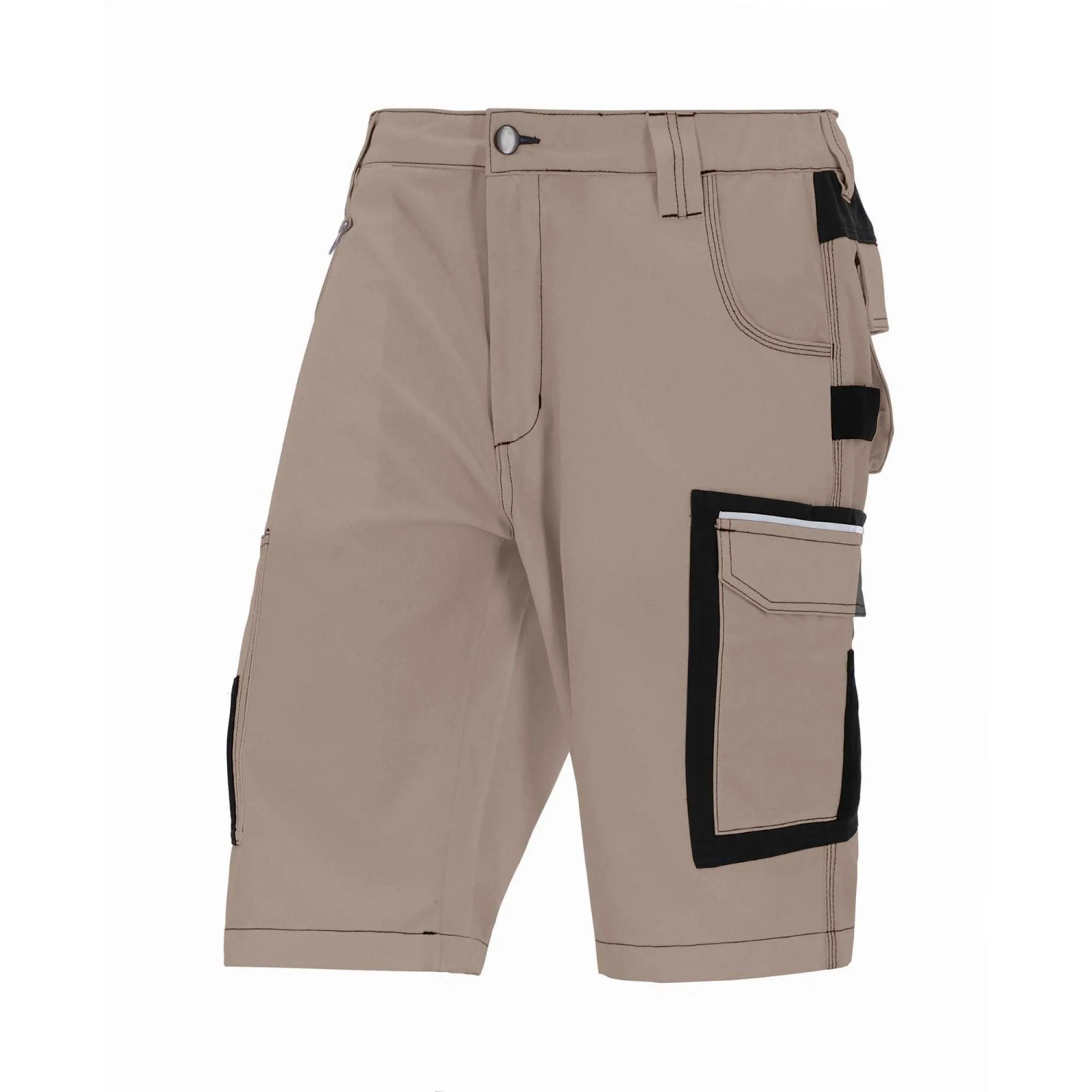 Eliworx Shorts Workwear mit Stifttasche Gr. 48 Beige