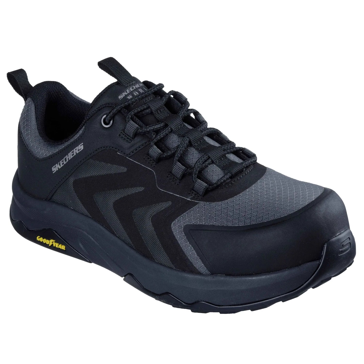Skechers Sicherheitsschuhe Speed-Flex Trekker Herren S3S Gr. 48,5 Schwarz