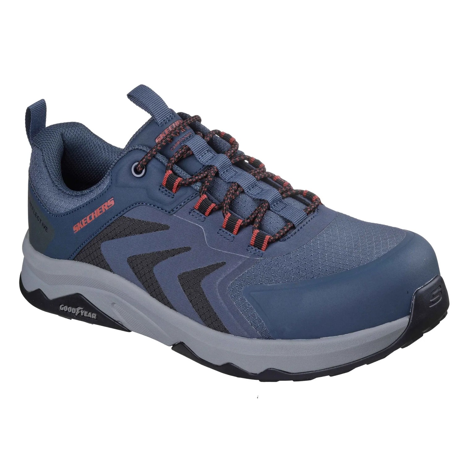 Skechers Sicherheitsschuhe Speed-Flex Trekker S3S Gr. 45 Dunkelblau