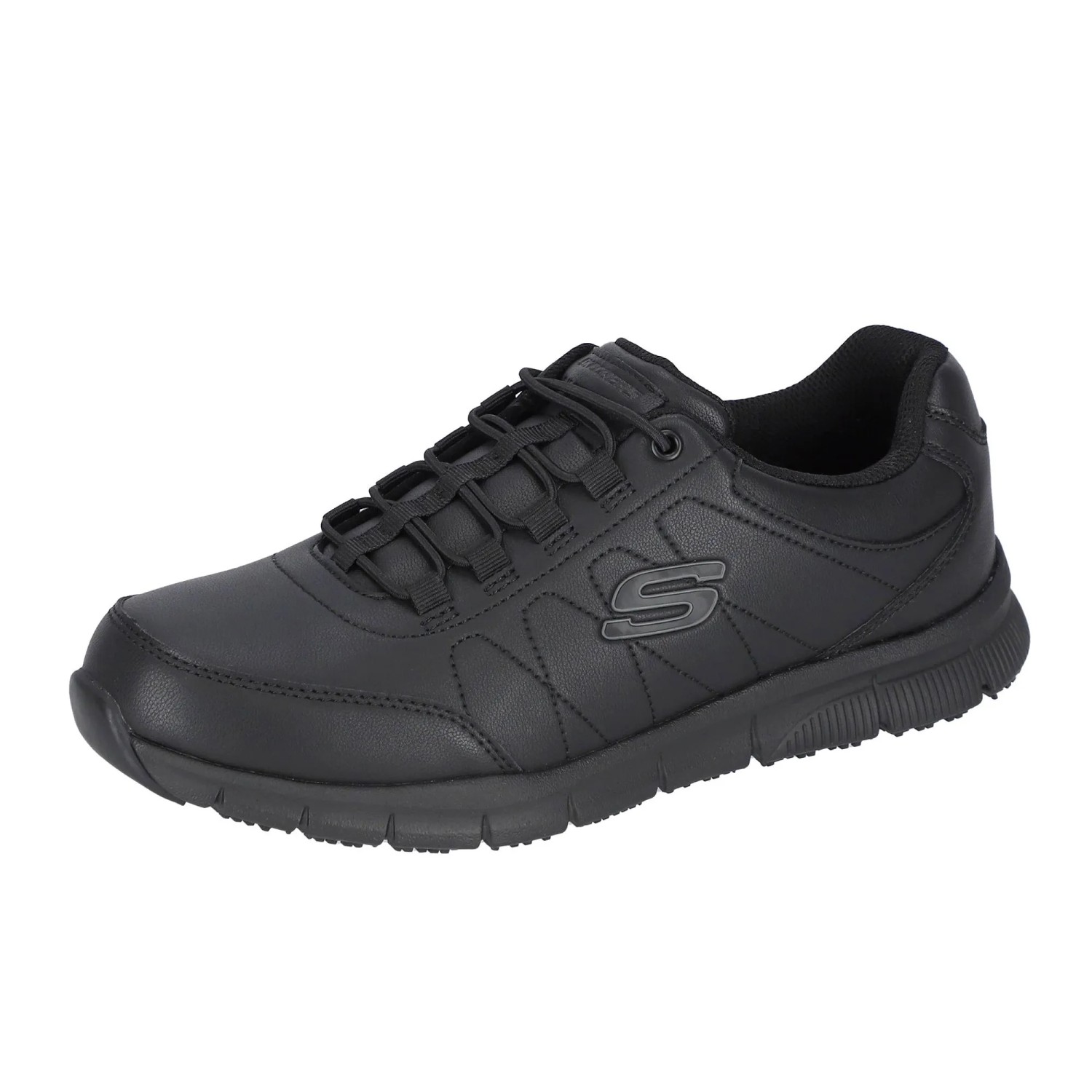 Skechers Arbeitsschuhe Osil Nampa Herren O1 Gr. 46 Schwarz