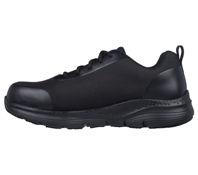 Skechers Sicherheitsschuhe Ringstap Arch Fit SR Herren S3 Gr. 45 Tiefschwarz
