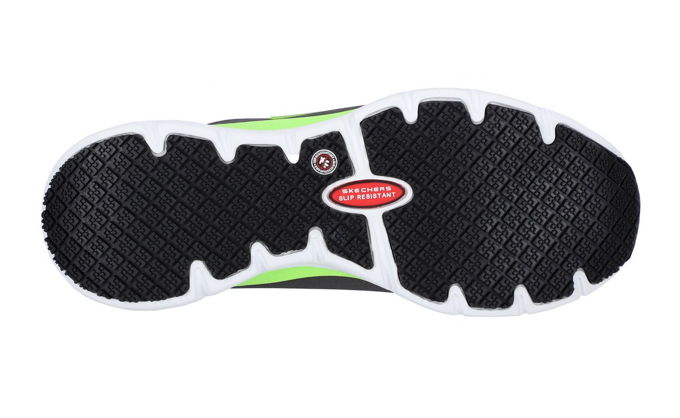 Skechers Sicherheitsschuhe Ringstap Arch Fit SR Herren S3 Gr. 41,5 Grau-Limette Bild 3