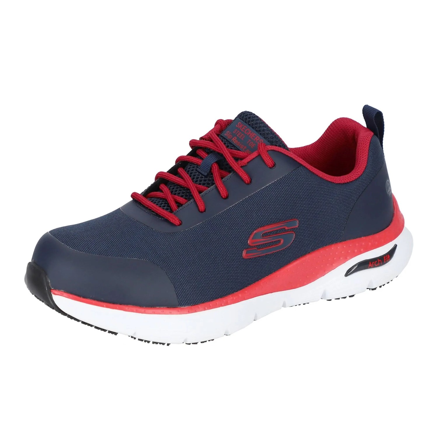 Skechers Sicherheitsschuhe Ringstap Arch Fit SR Herren S3 Gr. 42 Marine