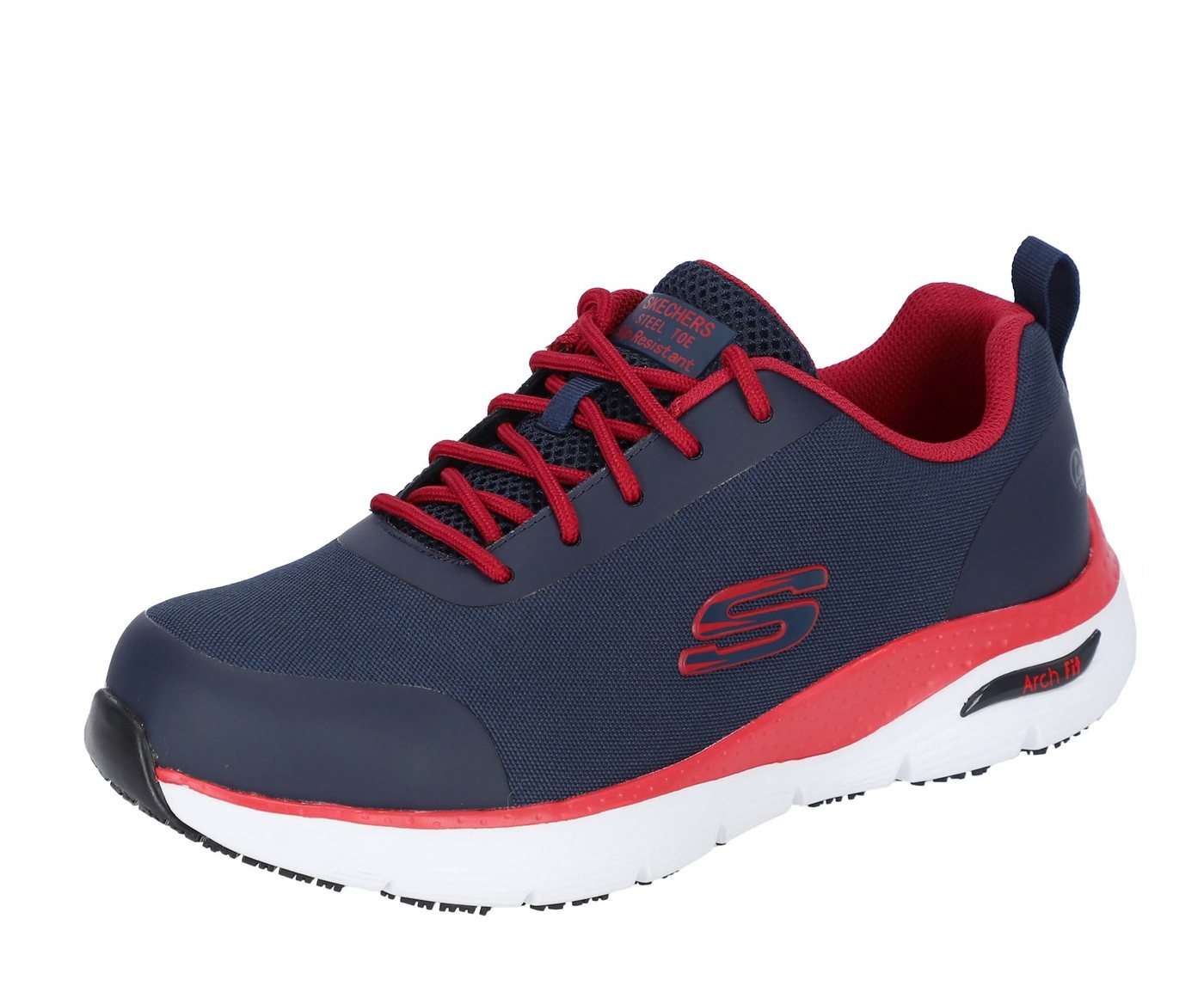 Skechers Sicherheitsschuhe Ringstap Arch Fit SR Herren S3 Gr. 46 Marine