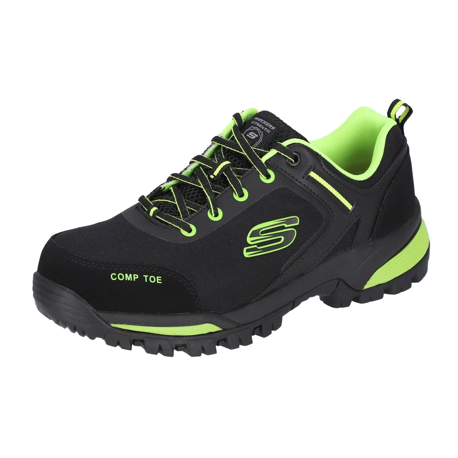 Skechers Sicherheitsschuhe Strigax Gatlon Herren S3L Gr. 44 Schwarz-Limette