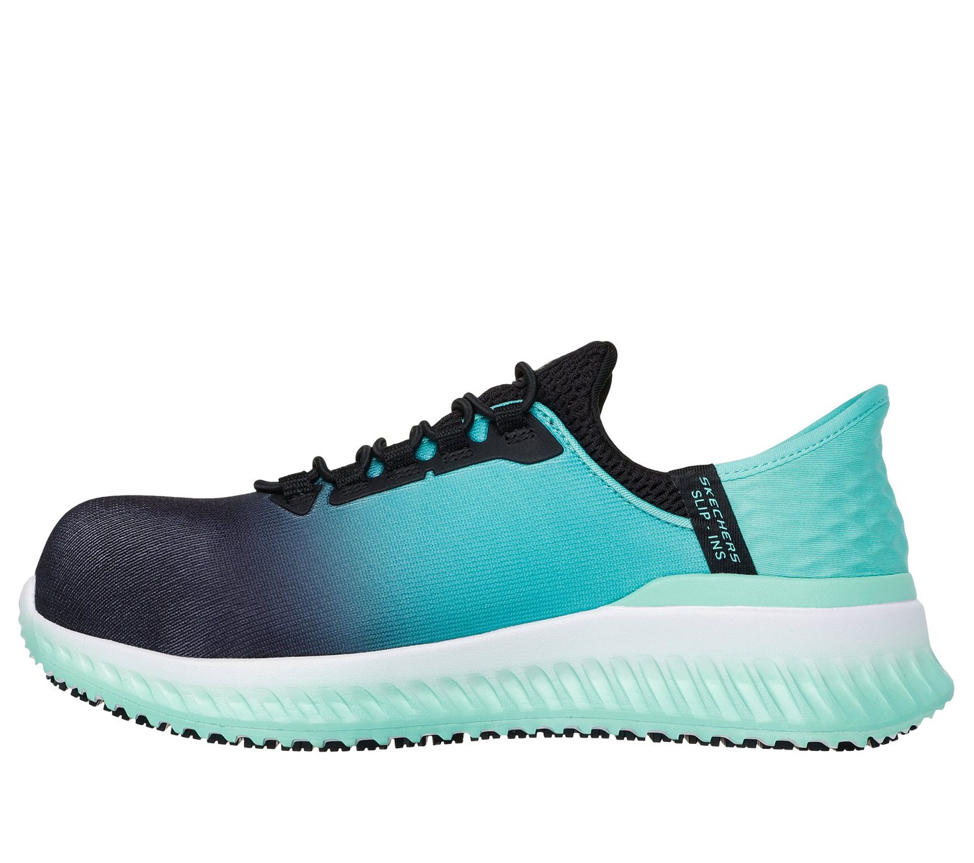 Skechers Sicherheitsschuhe Ombray Tilido Damen S1PL Gr. 36 Schwarz-Türkis Bild 2