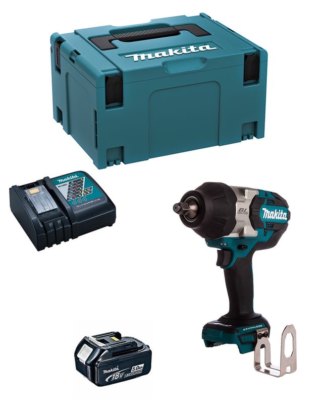 Makita - Schlagschrauber DTW1002RTJ1 (1 x 5,0 Ah + DC18RC + makpac 3)