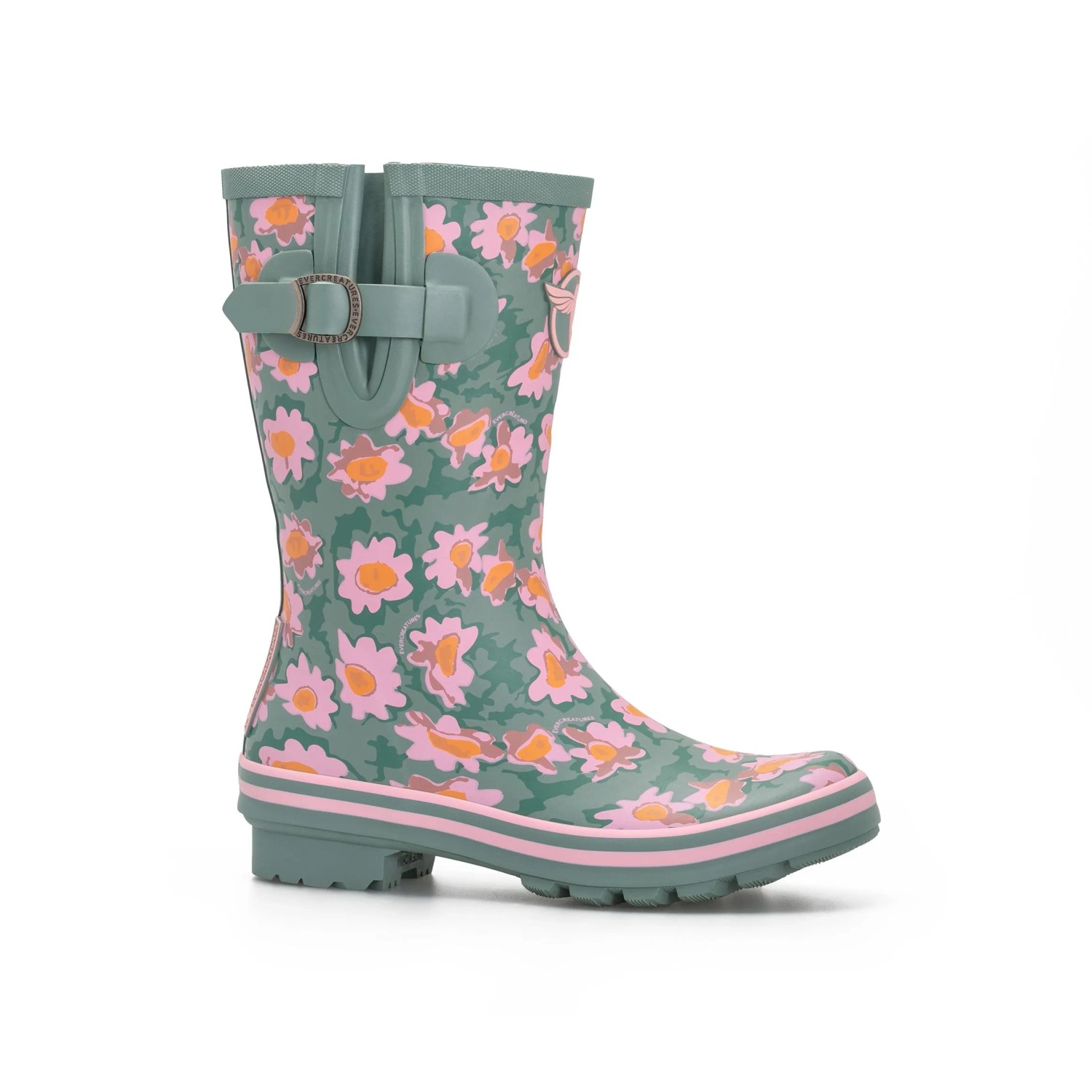Rouchette Halbstiefel Daisies Größe 36 Grün