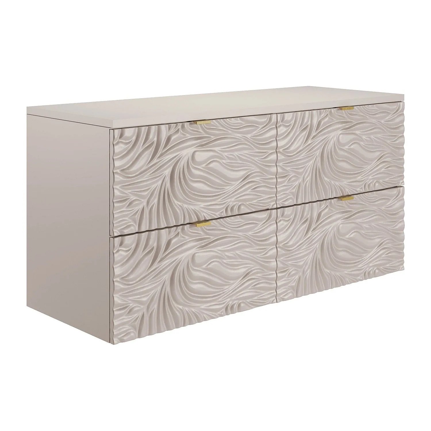 Vente-unique Waschbeckenunterschrank Rinarel Beige 120 cm