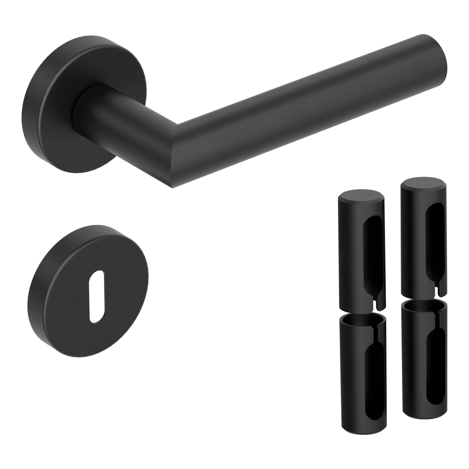 Novadoors Türgriffgarnitur Nova Corvo 120 Black BB