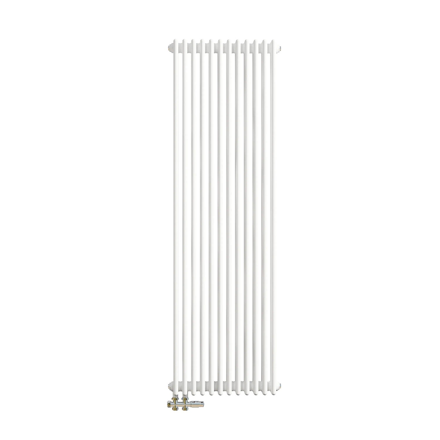 AICA Traditioneller Gusseisenstil 3 Spalten Heizkörper 1800 x 560 mm Weiß 2283W