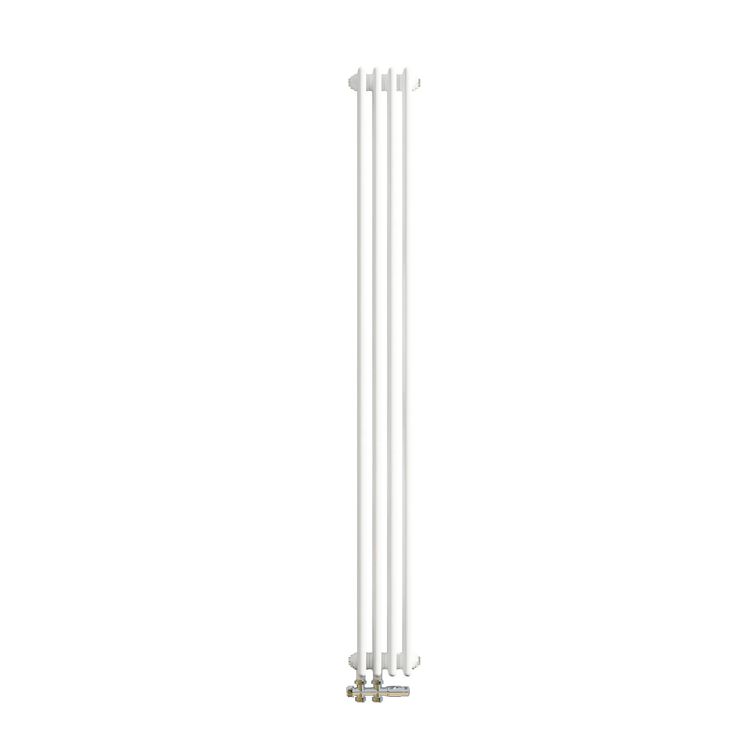 AICA Traditioneller Gusseisenstil 3 Spalten Heizkörper 1800 x 200 mm Weiß 817W