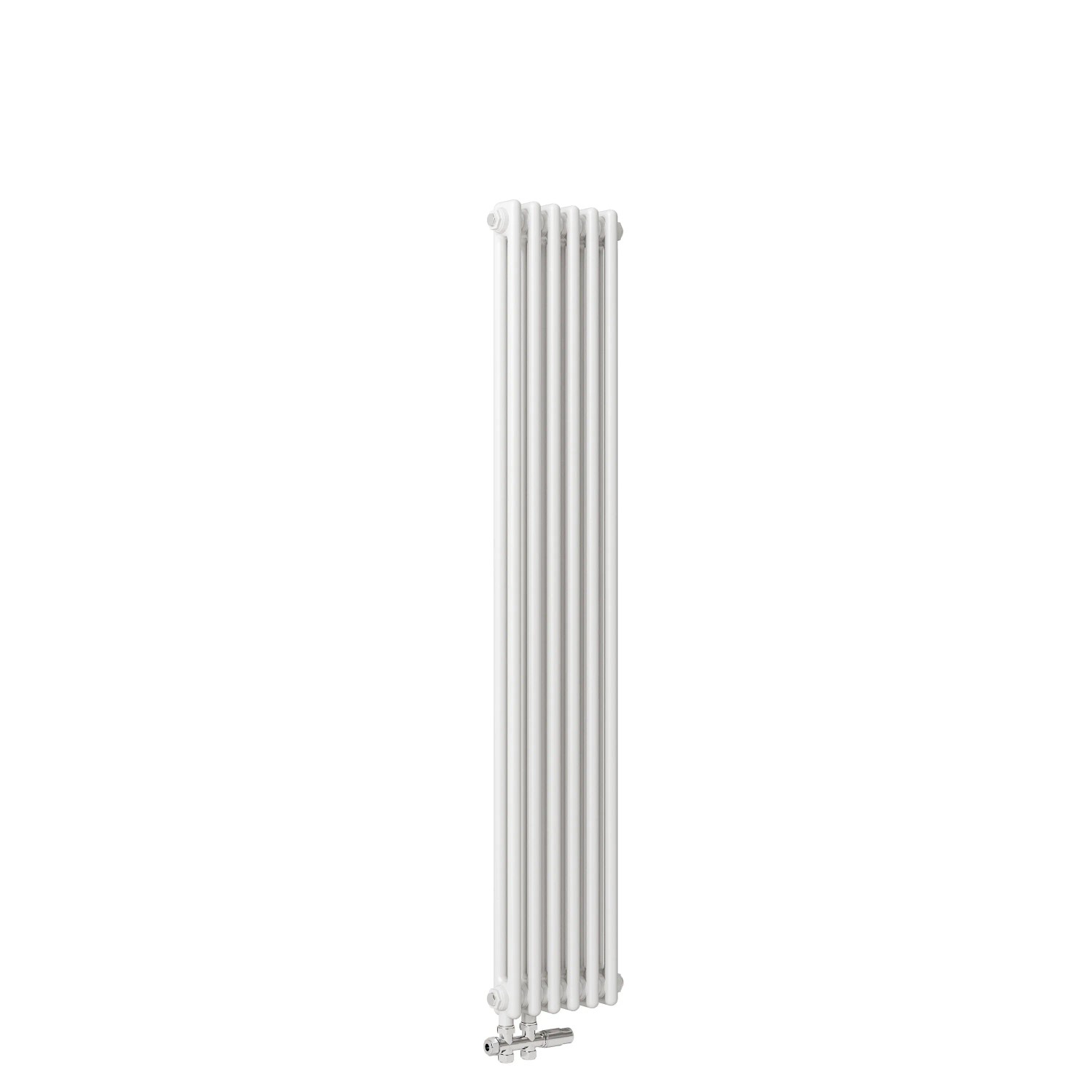 AICA Traditioneller Heizkörper 1500 x 290 mm 748W Doppellagig Gusseisenstil Weiß