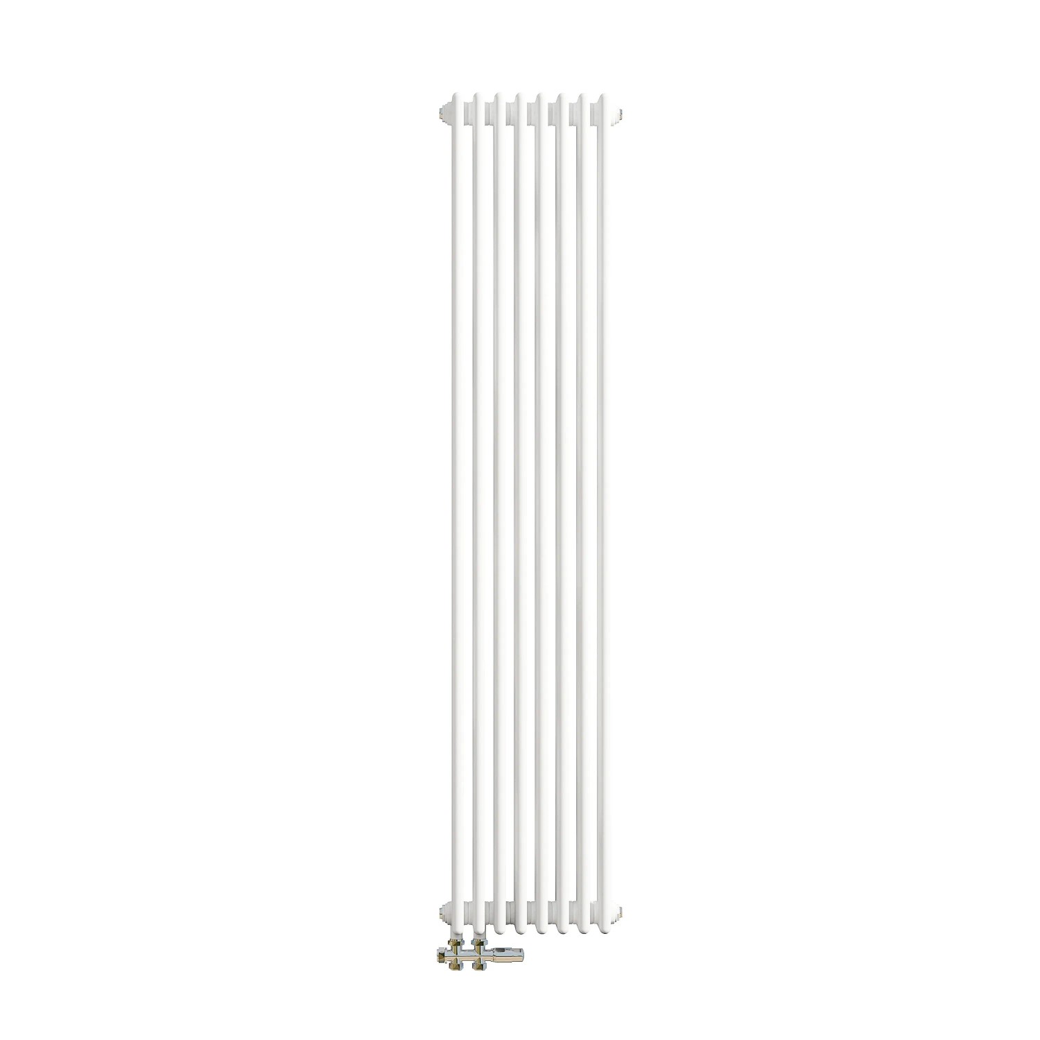 AICA Traditioneller Gusseisenstil 3 Spalten Heizkörper 1800 x 380 mm Weiß 1544W
