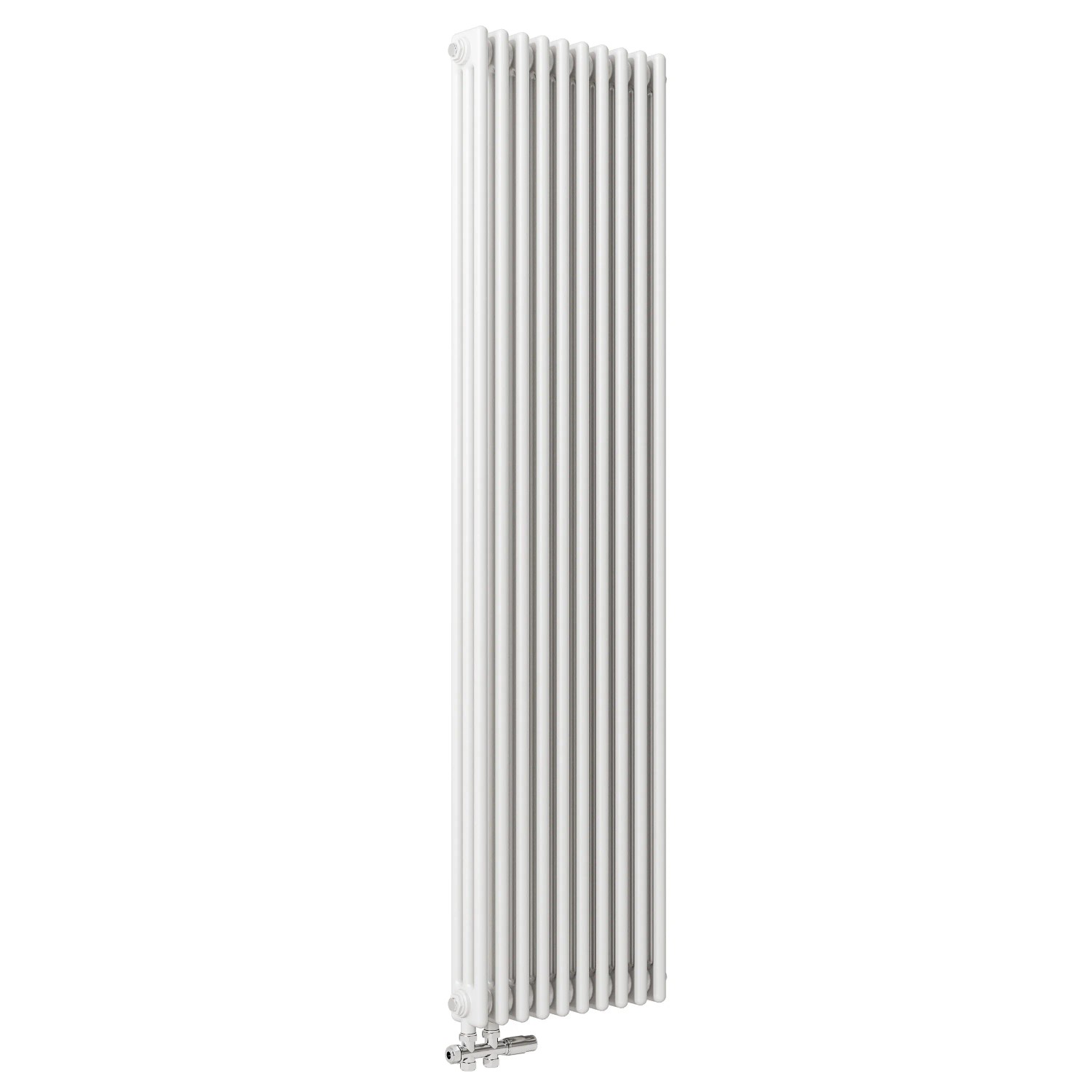 AICA Traditioneller Heizkörper 1800 x 470 mm 1937W Dreilagig Gusseisenstil Weiß