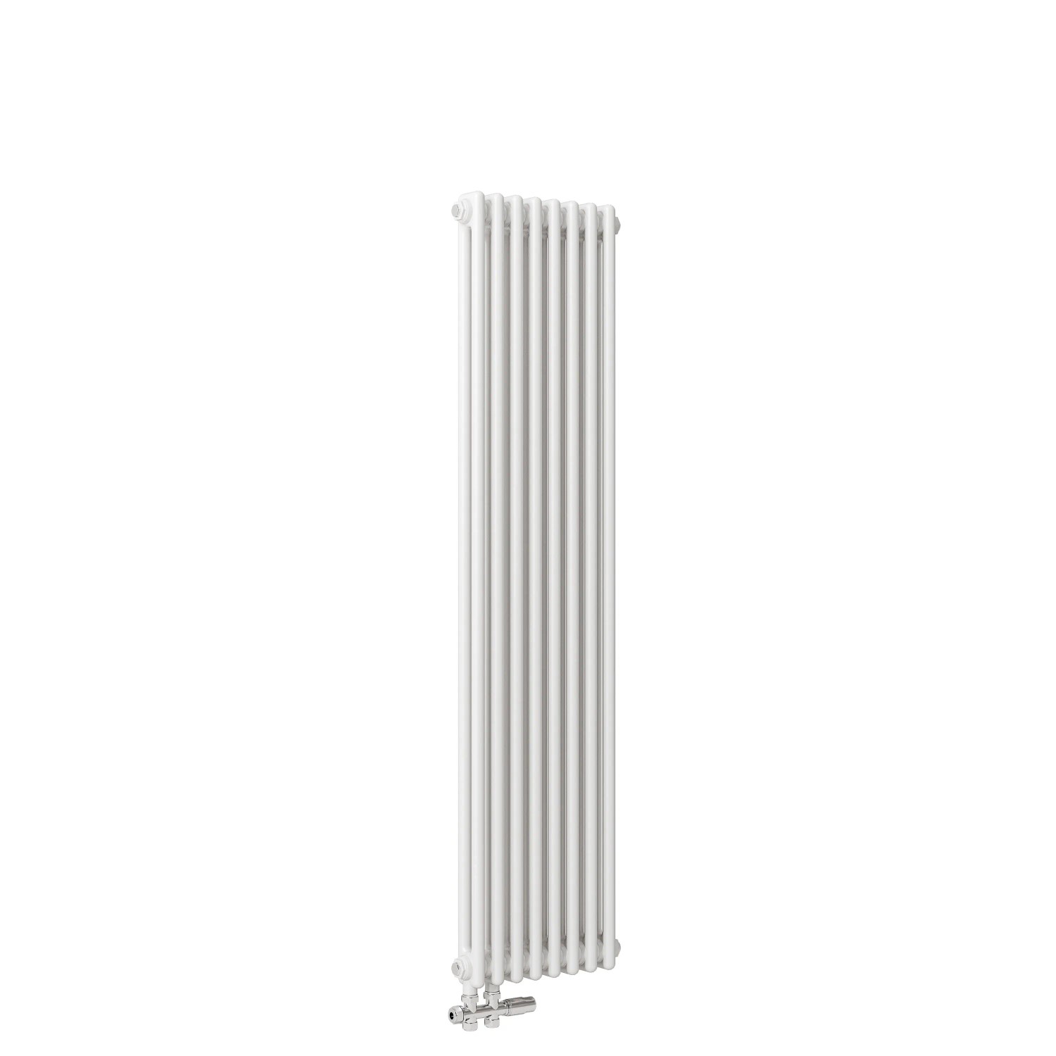 AICA Traditioneller Heizkörper 1500 x 380 mm 970W Doppellagig Gusseisenstil Weiß