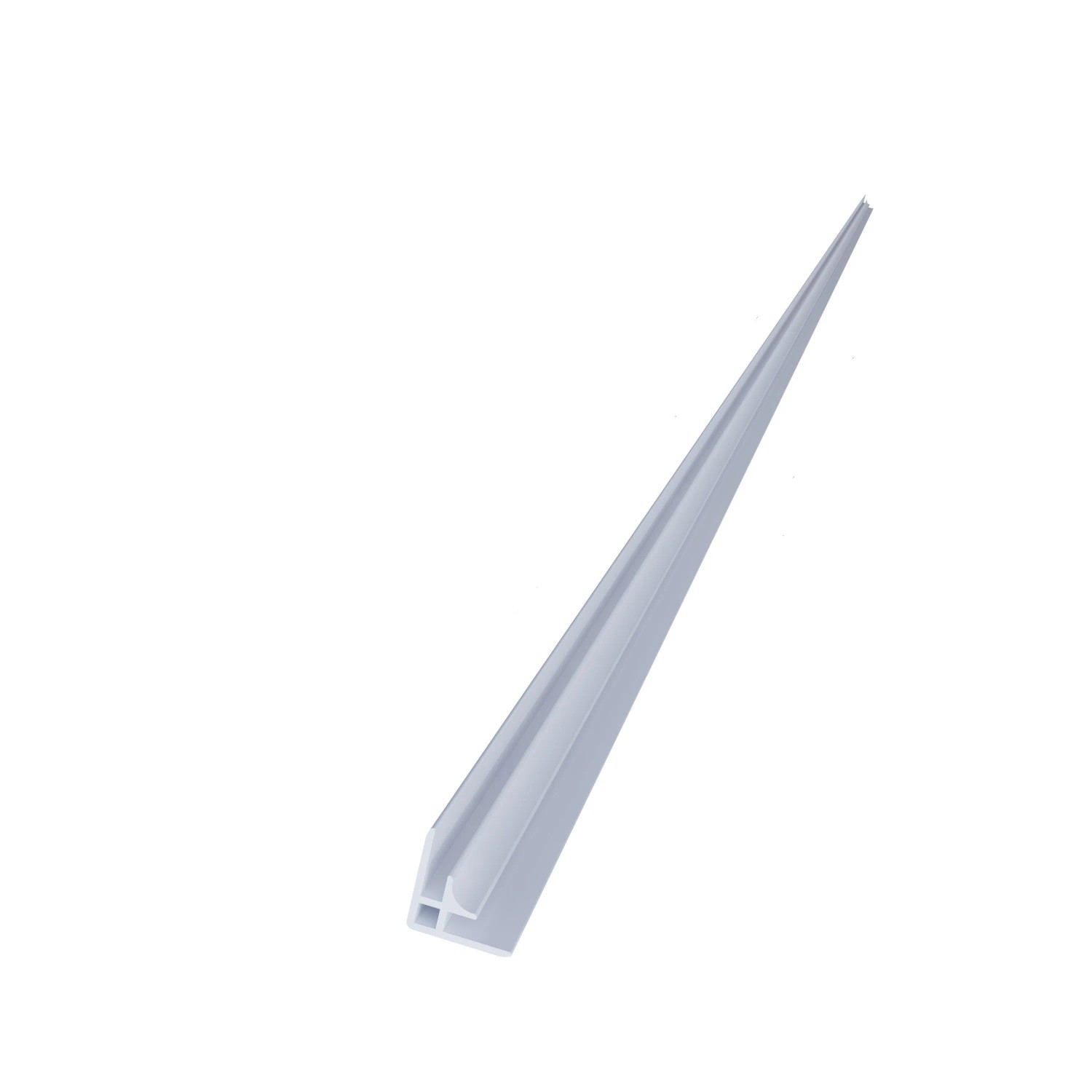 AICA 210cm Eckprofil Aluminium Profil für 3mm Aluverbundplatte Matt Weiß
