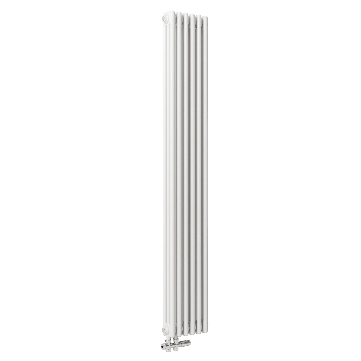 AICA Traditioneller Heizkörper 1800 x 290 mm 1196W Dreilagig Gusseisenstil Weiß