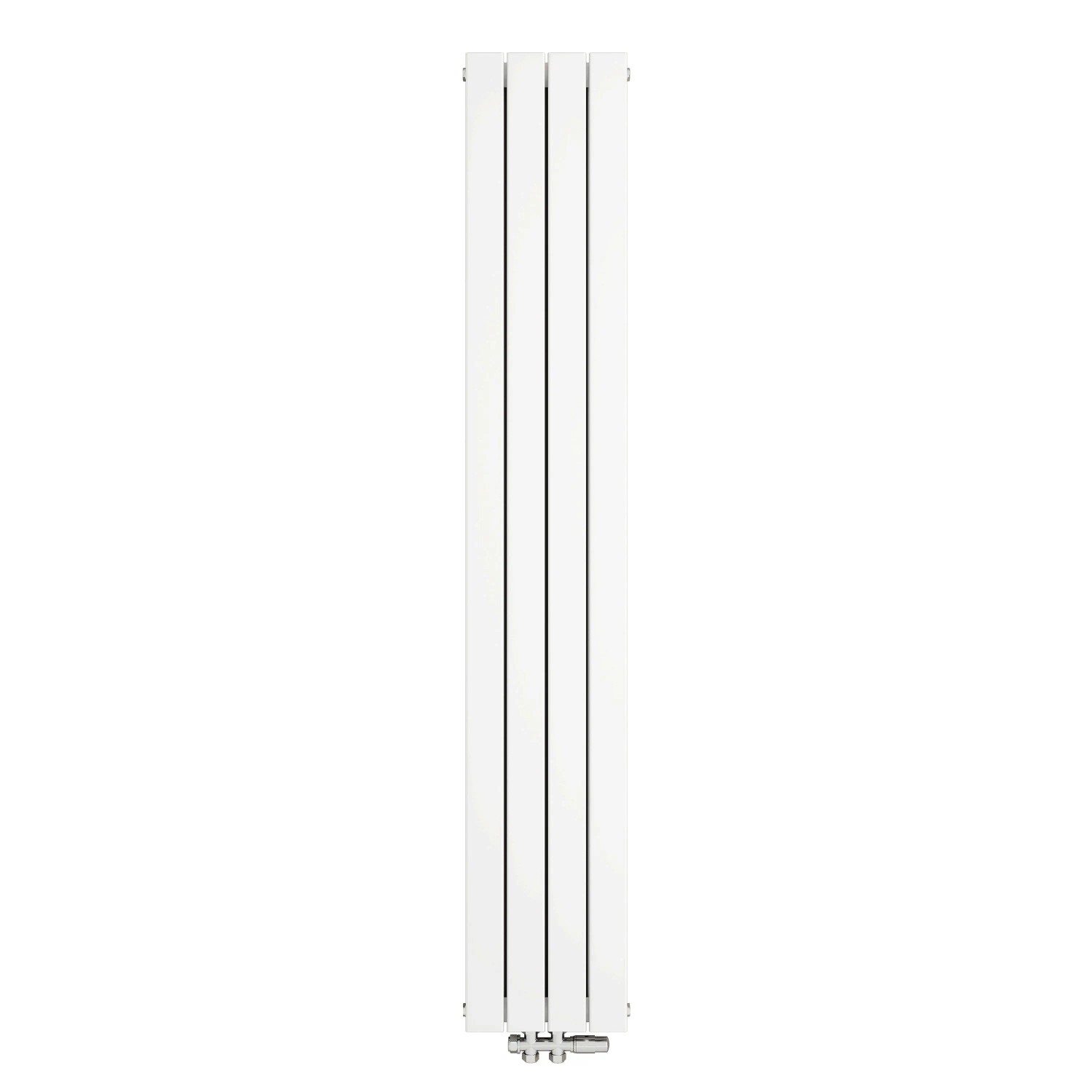 Duschparadies Heizkörper 29,8x180cm 1097W Weiß Flach Heizkörper Doppellagig Paneelheizkörper Vertikal Mittelanschluss