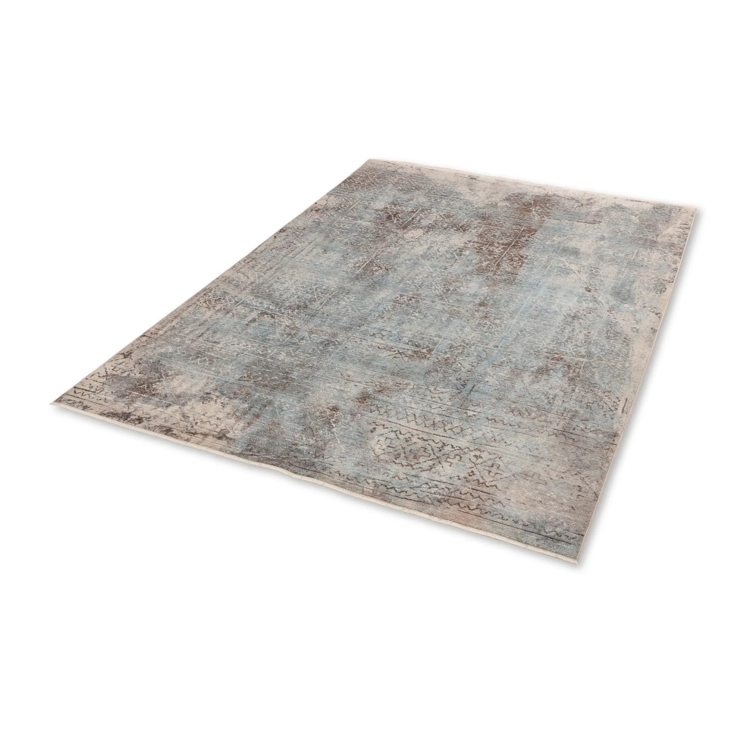 Schöner Wohnen Teppich Mystik 133 cm x 185 cm Blau