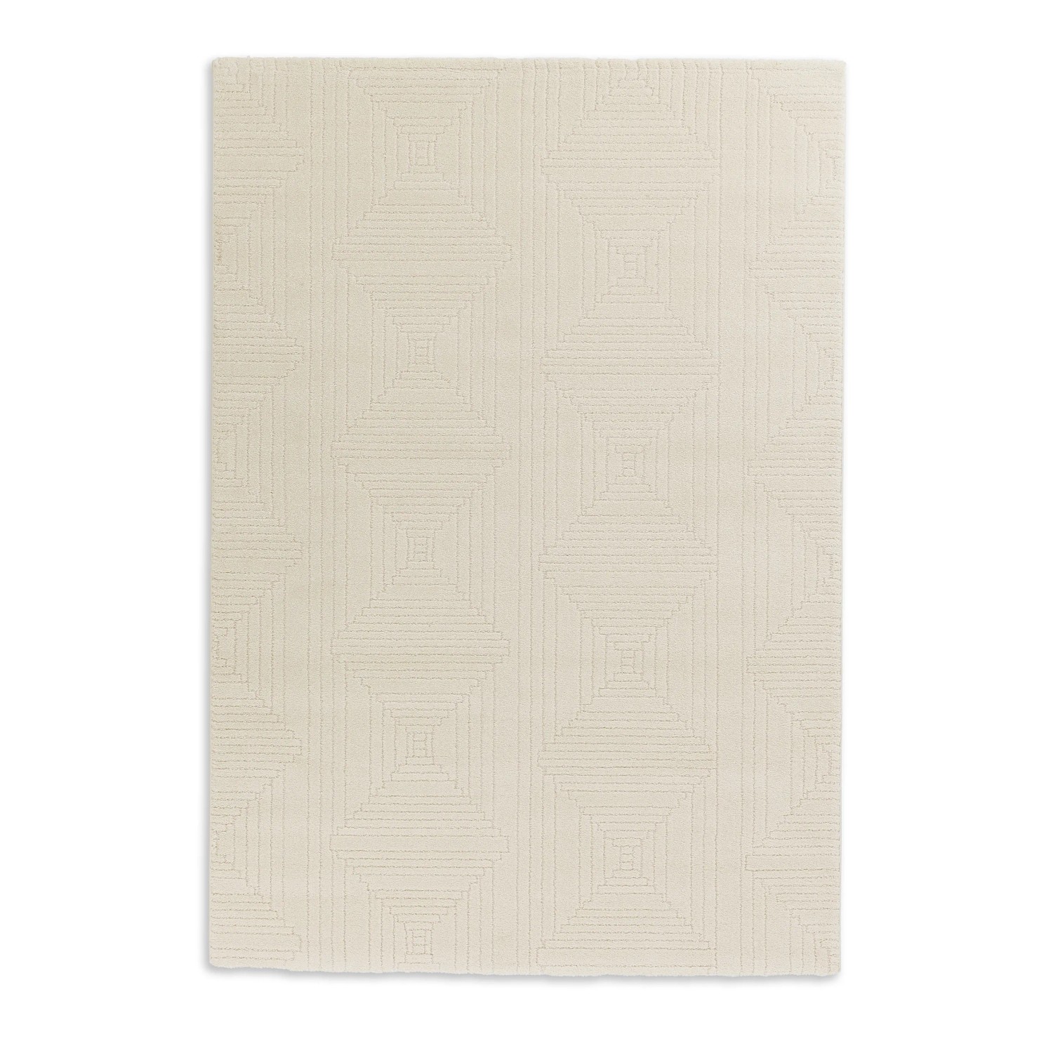 Schöner Wohnen Teppich Pure Design 80 cm x 150 cm Creme