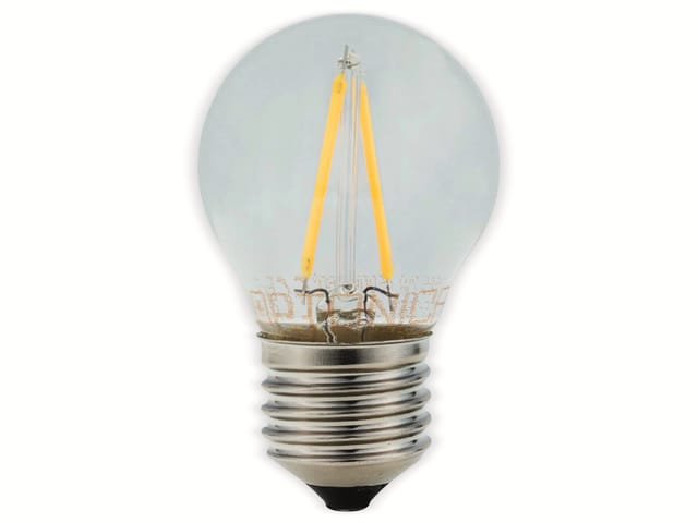 Optonica - LED-Lampe 1866 Fil, E27, G45, eek f, 2W, 200lm, 2700K