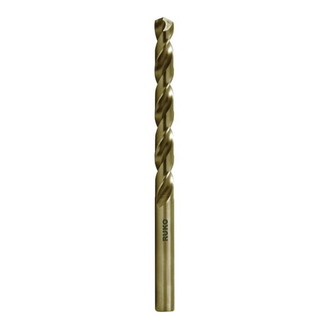 RUKO 10x Spiralbohrer DIN 338 Typ INOX HSS-Co 5 Ø 5,2 mm - 215052