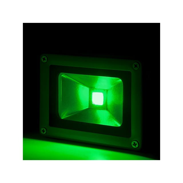 Greenice - LED-Flutlicht 10W 850Lm IP65 Brico Grün 40.000H [BQFS11510-G]