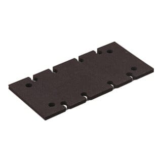Schleifplatte zur Verwendung von Schleifpapier mit Klett oder zum Klemmen auf Schwingschleifer DBO380, BO3700, BO3711 - Makita
