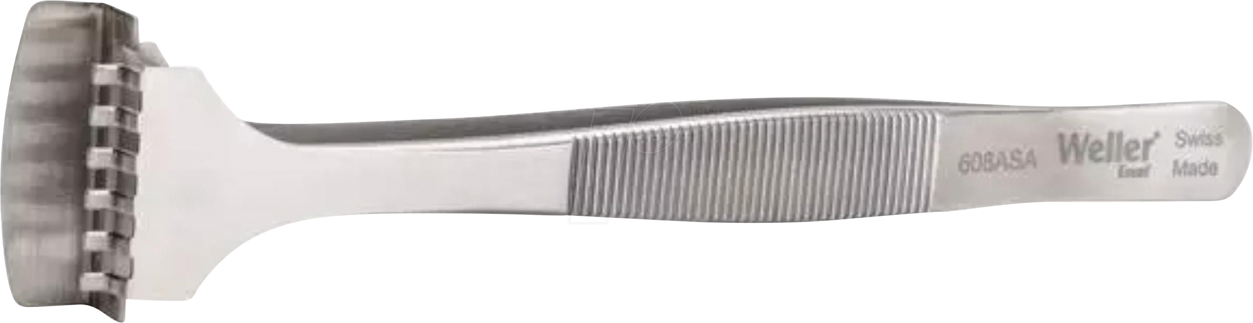 EREM 608ASA - Wafer-Pinzette mit flacher unterer Schaufel und 6 Finger, 130 mm