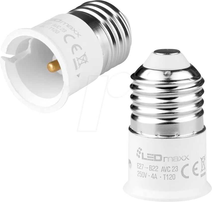 LM AE27B22 - Sockeladapter, E27 auf B22