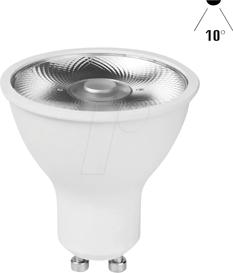 LM GU10306S1 - LED Lampe GU10, 6W, 435 lm, 3000K, 10°