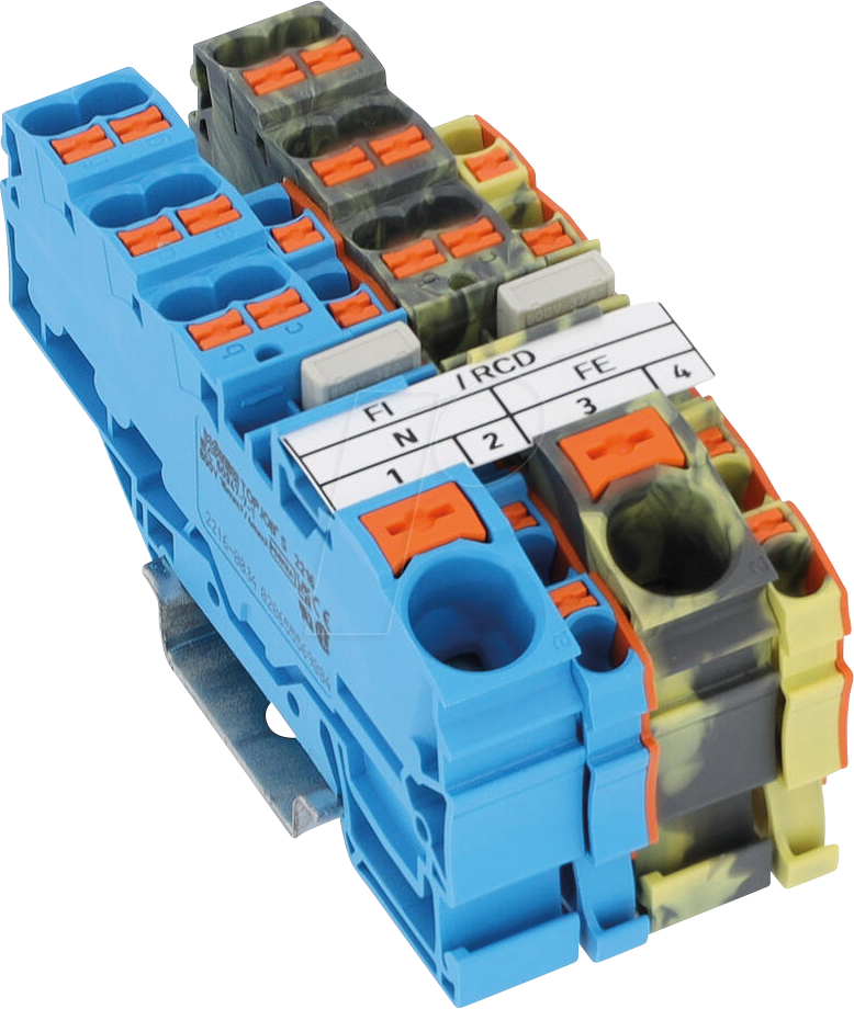 WAGO 821-181 - TOPJOB® S Erweiterungs-Set FI – für N- und FE-Verteilung