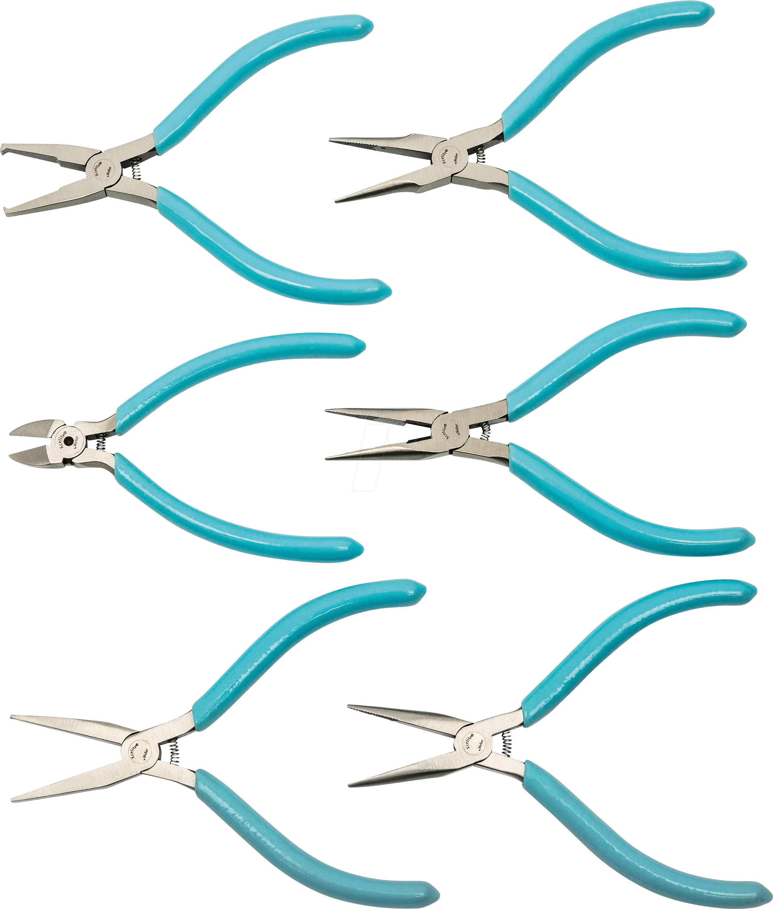 WEX C1KN - 6-teiliges Set mit elektronischen Schneidwerkzeugen und Zangen