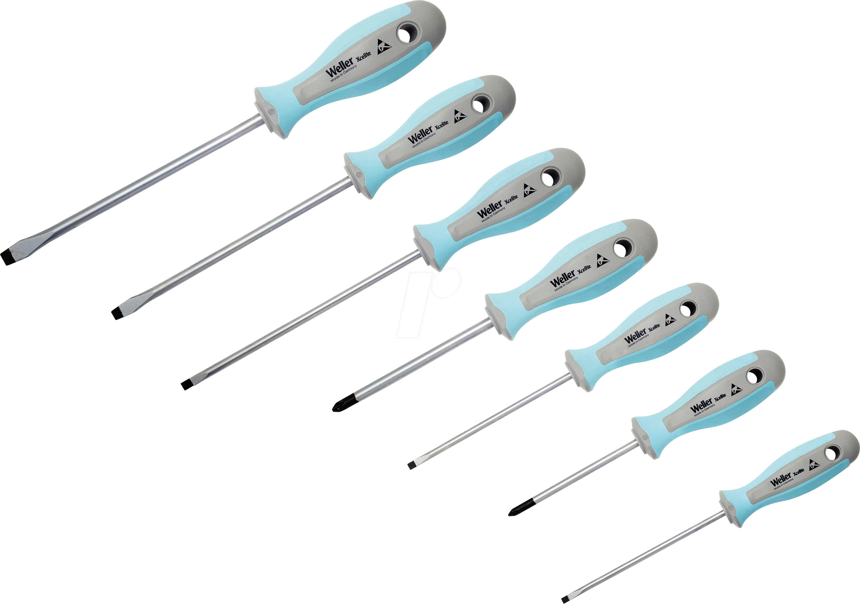 WEX XPE700 - 7-teiliges ESD-Schraubendreher-Set