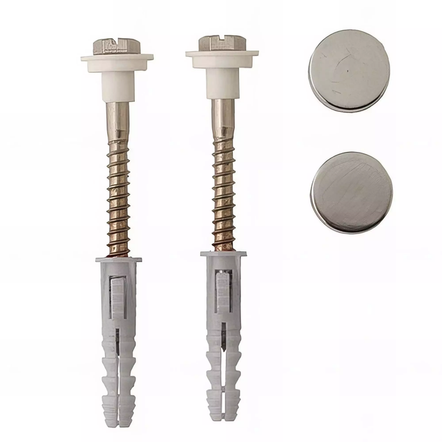 Scell-it - Befestigungssatz WC/Bidet, Sechskantkopf mit Schlitz - 6 x 70 mm FS60045