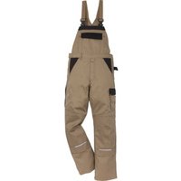 Latzhose Icon Two 1009 LUXE, khaki/schwarz, Größe C56 Bild 2