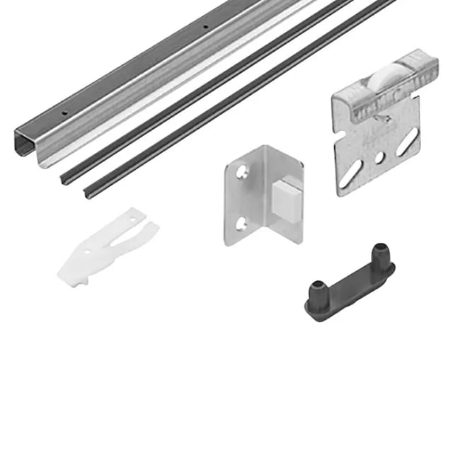 Hettich Komplettset, SlideLine 2, für 2 Türen, Komplettsatz, Schiebetürsystem, Schiebetürbeschlag