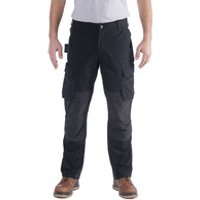 Herren Arbeitshose Relaxed Fit STEEL CARGO PANT, schwarz, Größe W40/L32 Bild 2