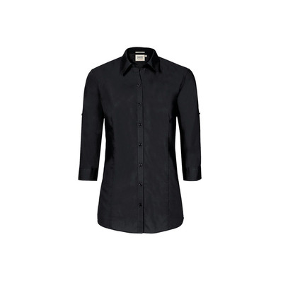 3/4-Arm-Vario Bluse Mikralinar® 120, schwarz, Größe XL