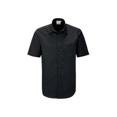 1/2-Arm Hemd Mikralinar® Comfort 122, schwarz, Größe 6XL