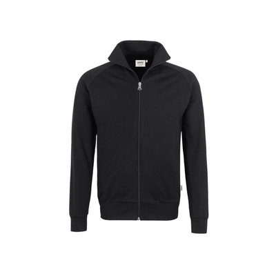 Sweatjacke College 606, schwarz, Größe 6XL