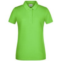 Damen Basic Poloshirt 8009, lime-grün, Größe S Bild 2
