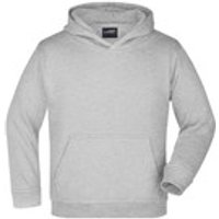 Kinder Kapuzensweatshirt JN047K, grau heather, Größe L Bild 2