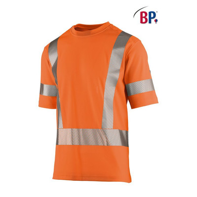 Warnschutz-T-Shirt für Sie & Ihn, warnorange, Größe 4XL