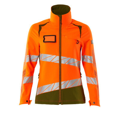 Jacke ACCELERATE SAFE, hi-vis Orange/Moosgrün, Größe 3XL