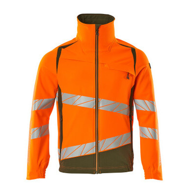Jacke ACCELERATE SAFE, hi-vis Orange/Moosgrün, Größe 4XL