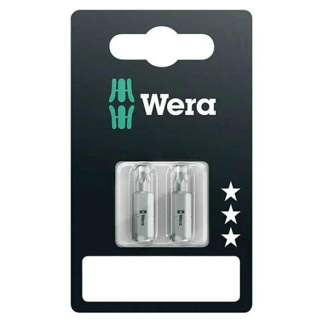 TORX-Bits auf SB-Karte, 2x tx 25x25 mm - 05073315001 - Wera