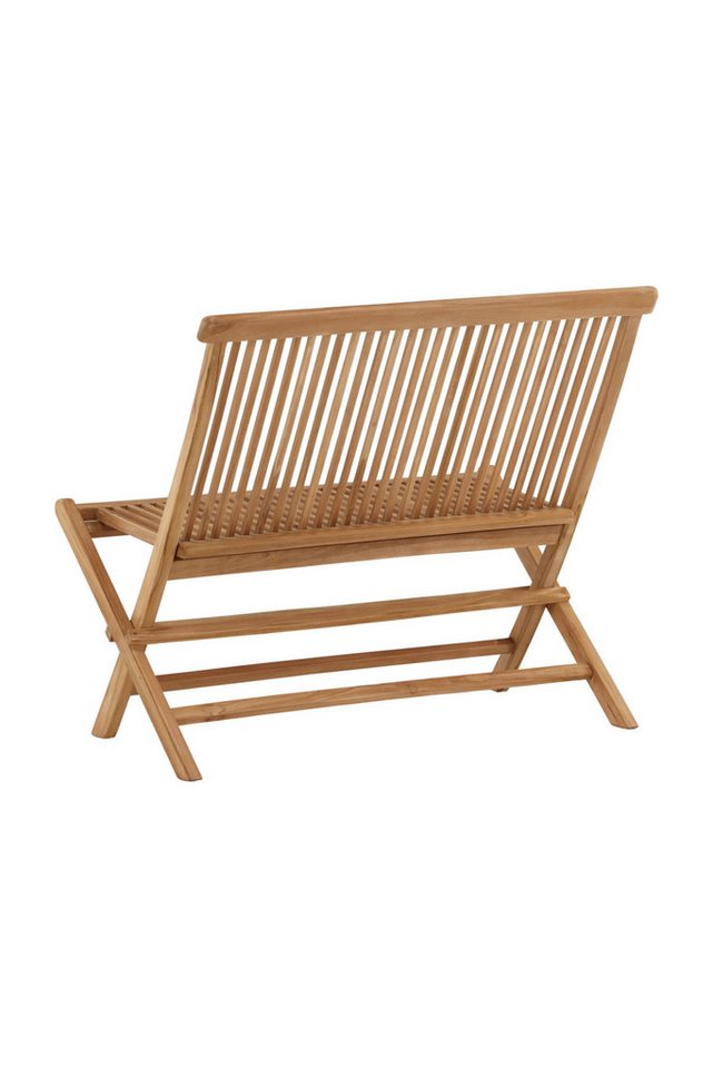 Venture Home Gartenlounge-Bank Ghana, robuste Holzbank für hohen Sitzkomfort, Sitzbank minimalistisch, Teakoptik, komfortabel Bild 2