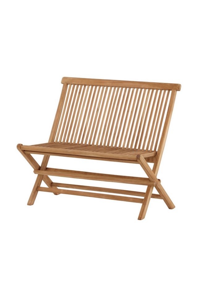 Venture Home Gartenlounge-Bank Ghana, robuste Holzbank für hohen Sitzkomfort, Sitzbank minimalistisch, Teakoptik, komfortabel Bild 5